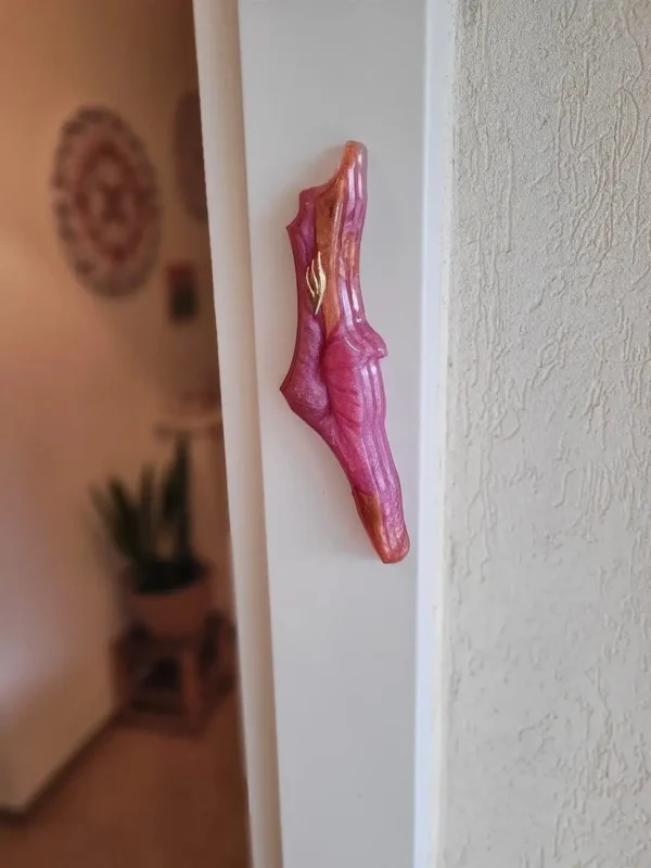 מזוזה בגווני ורוד